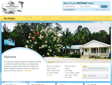 Tablet Screenshot of nassauvethospital.com